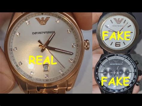 how to tell if armani watch is fake|armani watch serial number check.